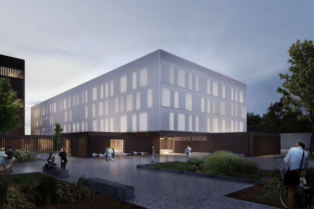 La nueva Facultad de Medicina será un edificio respetuoso con el medioambiente y con una arquitectura de vanguardia Nueva Facultad Medicina Badajoz 1