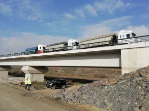 prueba de carga viaducto arroyo de Valdelinares 4