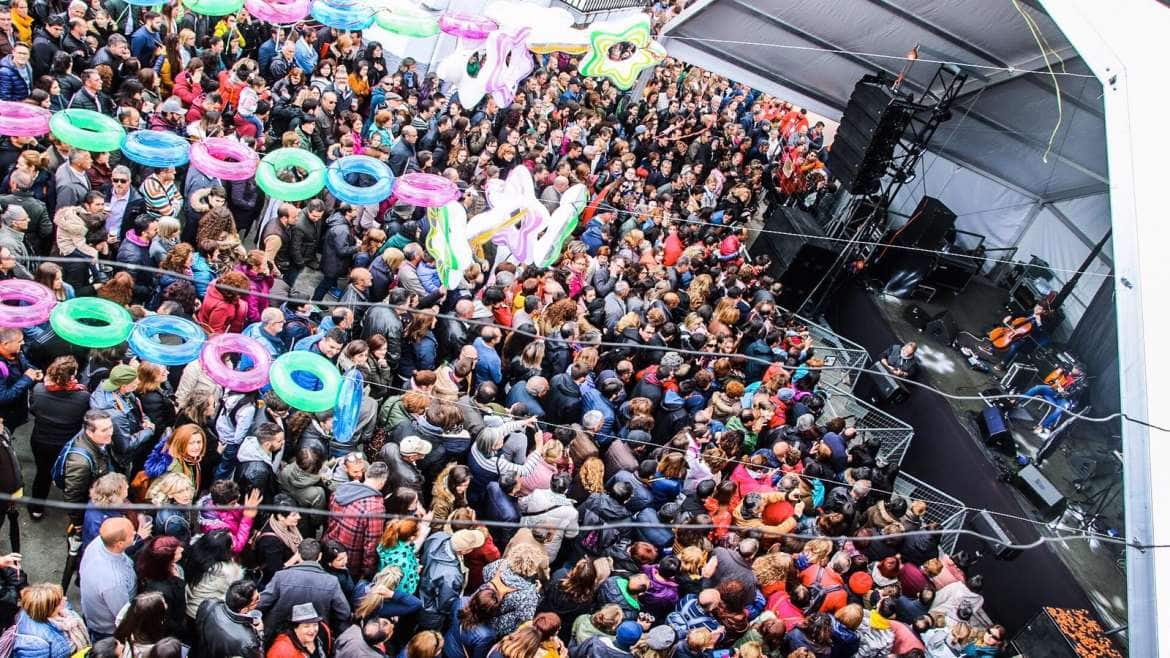Nuevo éxito de convocatoria del Festivalino de Pescueza