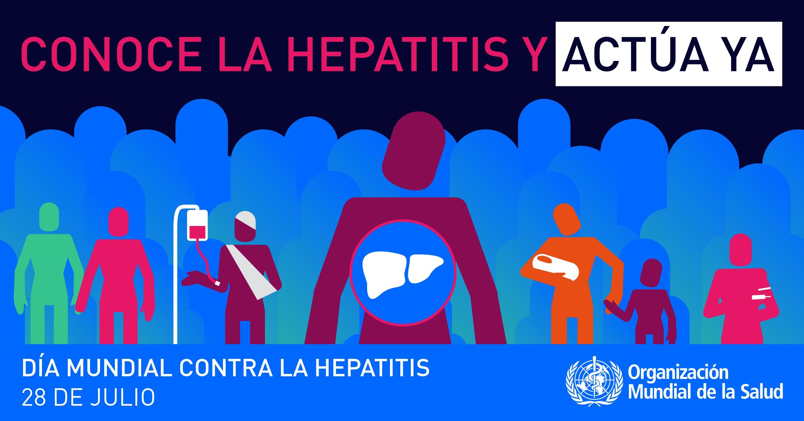 Este domingo, 28 de julio, Día Mundial de la Hepatitis