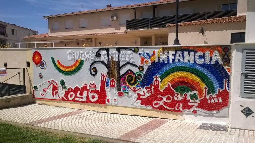 mural tapones arroyo de la luz