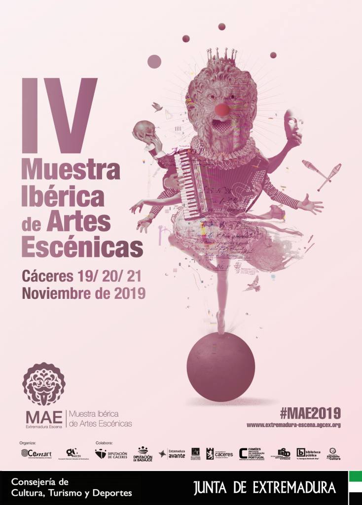 cartel muestra artes escencias