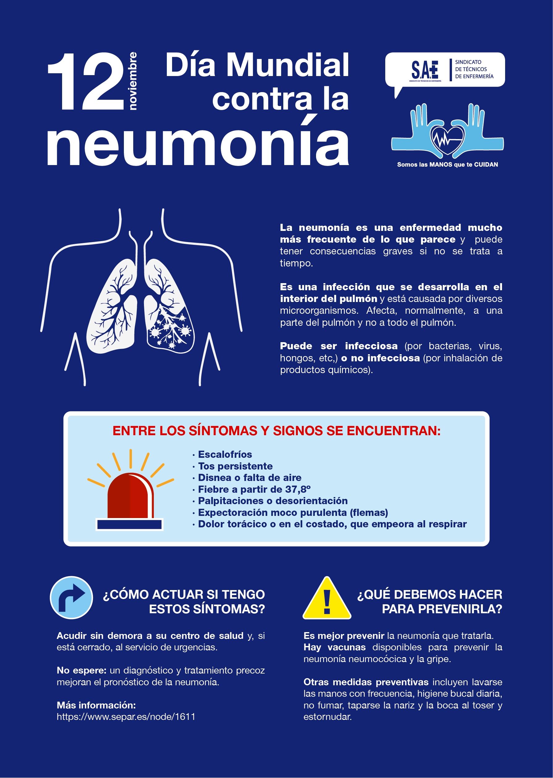 Este Martes 12 De Noviembre Dia Mundial Contra La Neumonia