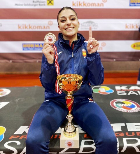 Marta Garcia luce el oro en Austria