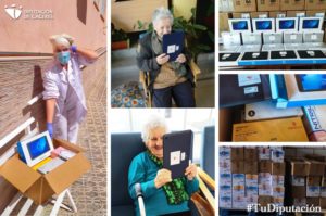 reparto epis tablets diputacion caceres residencias mayores