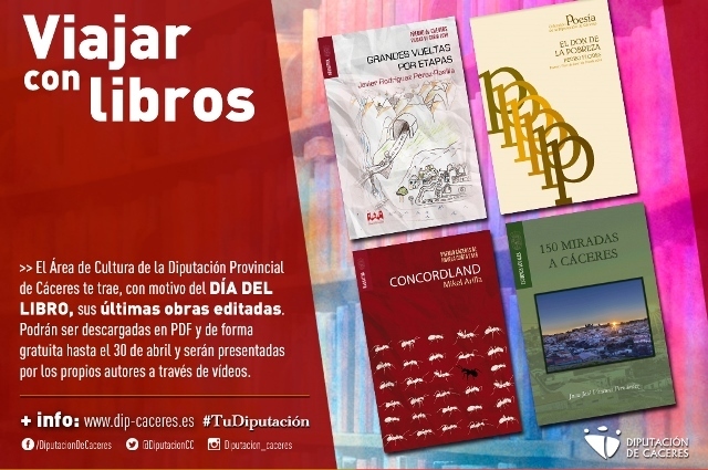 viajar con libros dia del libro diputacion caceres