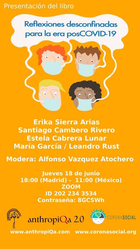 presentacion libro reflexiones desconfinadas para la era poscovid 19