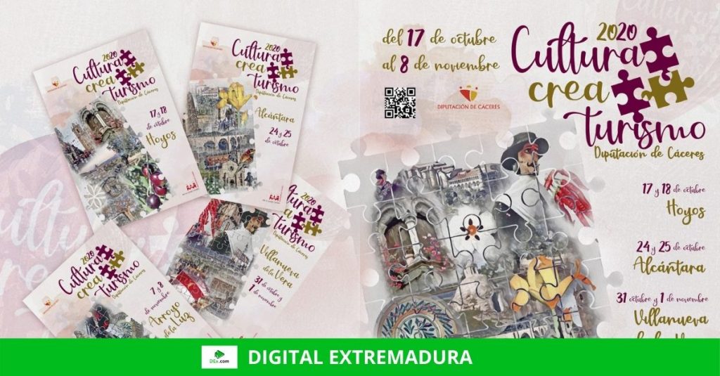 `Cultura crea Turismo 2020´ llevará de forma segura la cultura a cuatro municipios cacereños