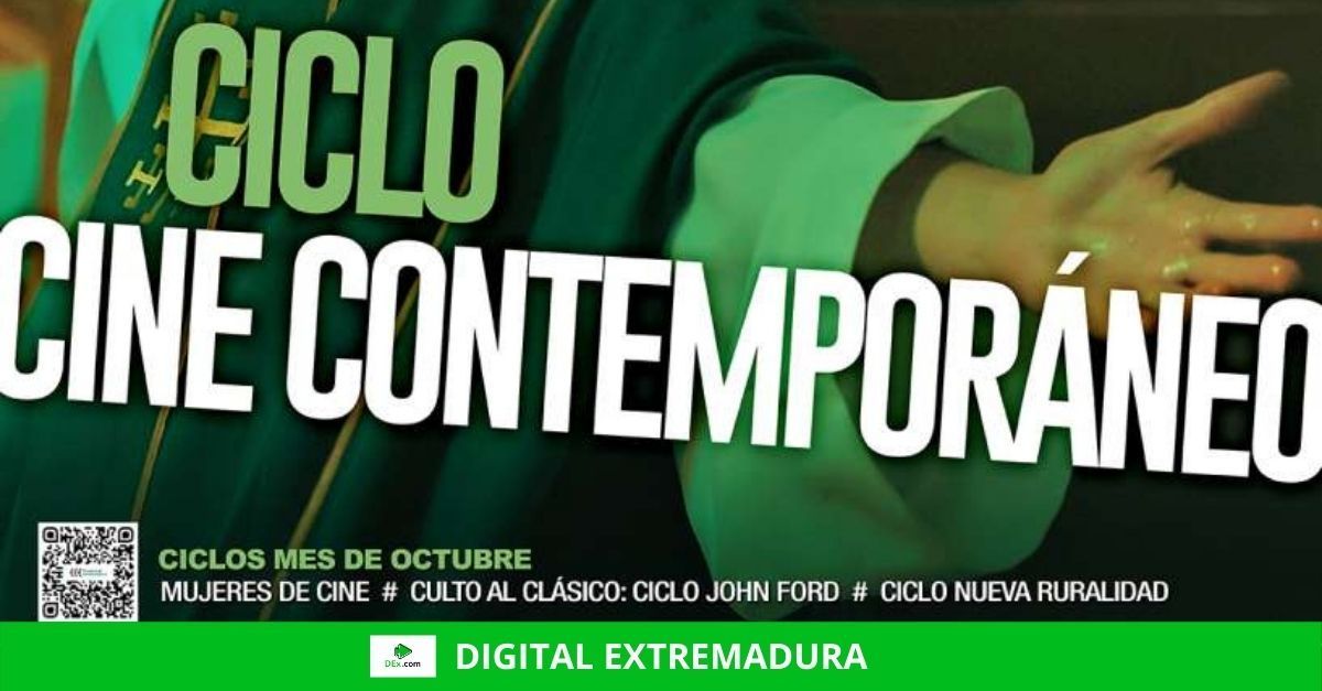 La Filmoteca extremeña programa nuevos ciclos de cine para octubre: ‘Mujeres de cine’, ‘Culto al clásico, ‘Nueva ruralidad’ y ‘Cine contemporáneov