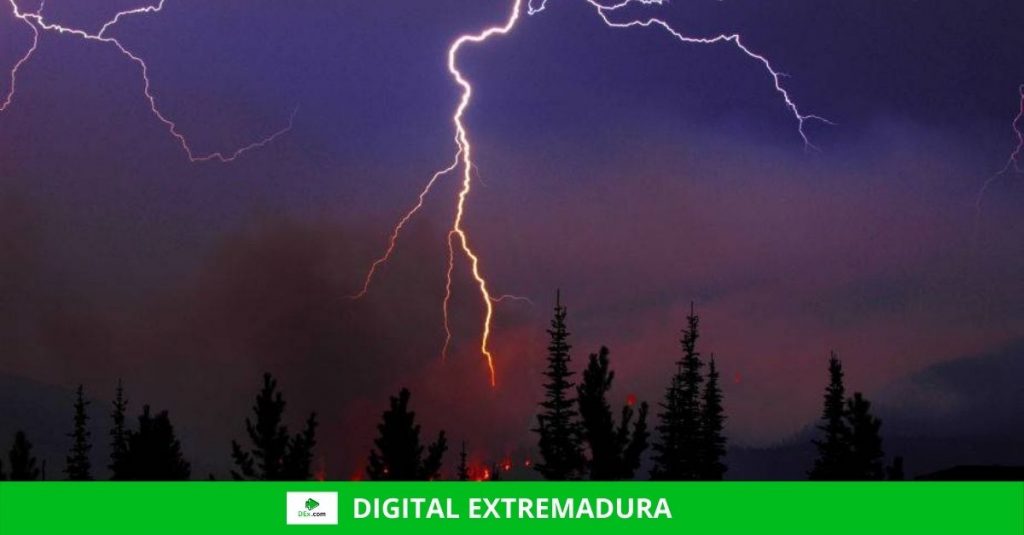 Un alto porcentaje de incendios forestales producidos en esta semana, lo fue por rayos Un alto porcentaje de incendios forestales producidos en esta semana, lo fue por rayos