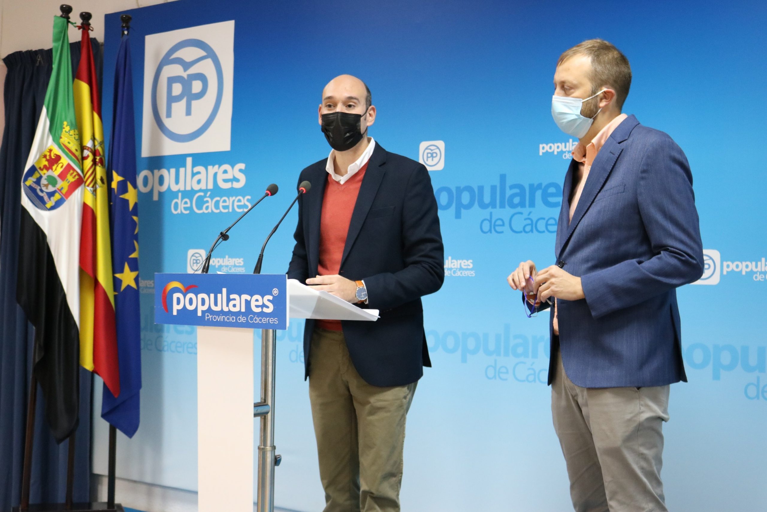 Diputados del PP en la Diputacion de Caceres. Presupuestos. jpg scaled