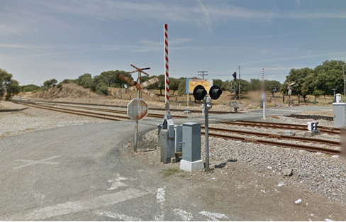 Adjudicado el contrato de obras de supresión de un paso a nivel próximo a la estación de Monfragüe en Cáceres paso a nivel monfrague