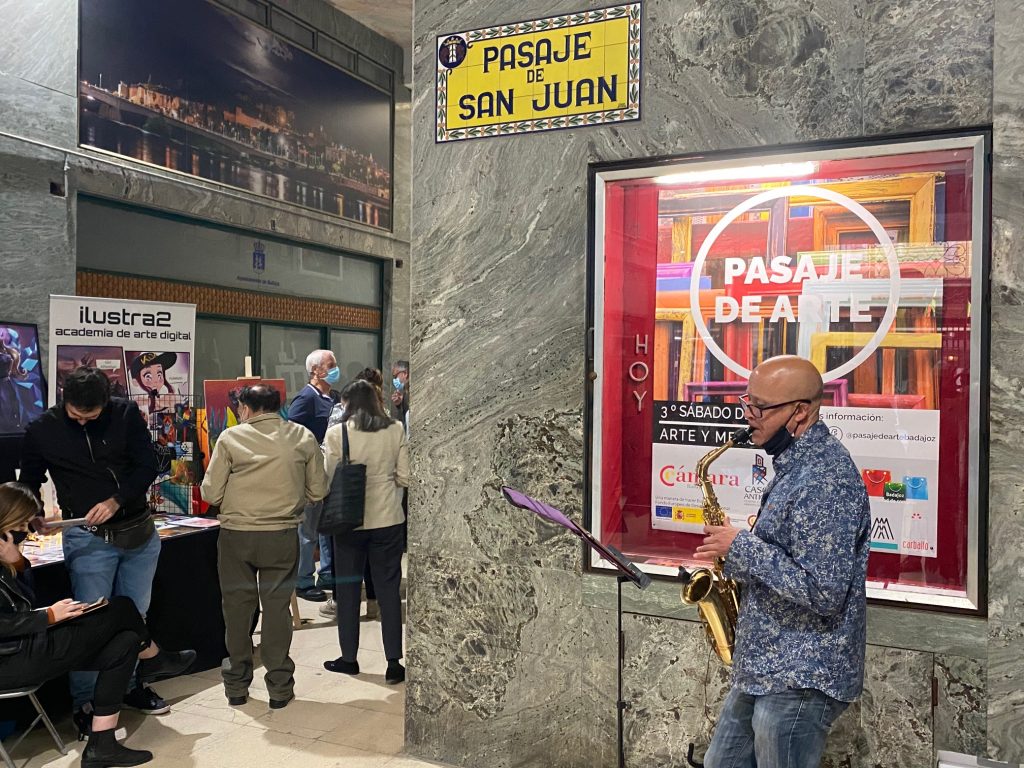 El PSOE reclama al Ayuntamiento de Badajoz que apoye al comercio de la ciudad Pasaje San Juan. Archivo PSOE