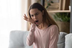 mujer dolor