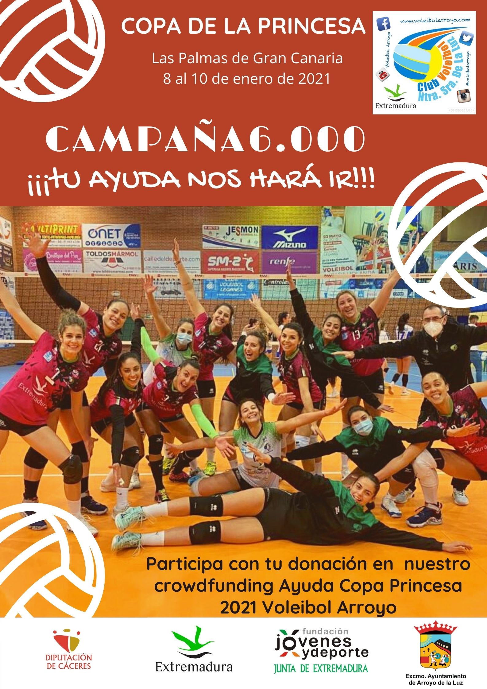 voleibol arroyo de la luz