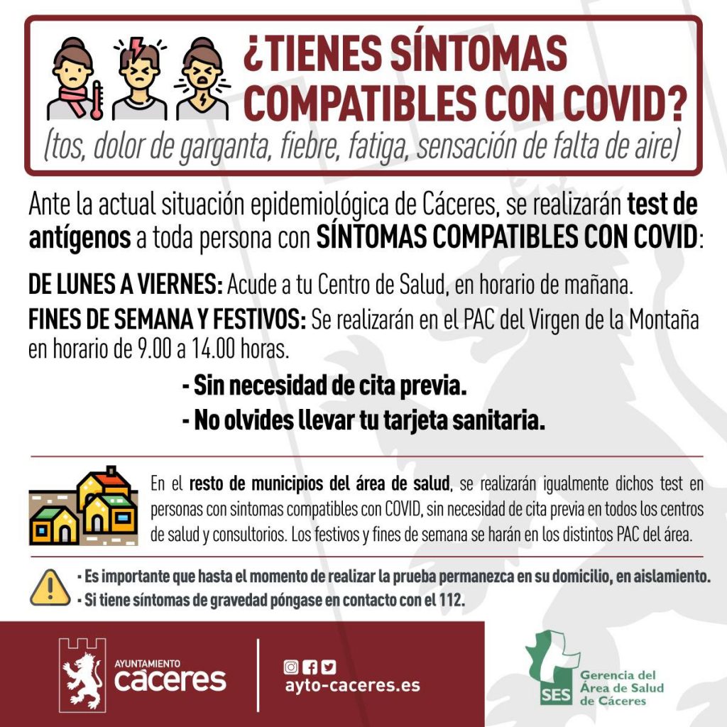 TEST DE ANTÍGENOS A TODA PERSONA CON SÍNTOMAS test cc