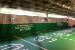 Puntos recarga Aparcamiento Velazquez Plasencia EDUSI