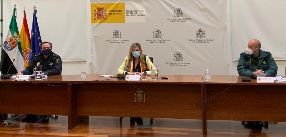 Los delitos descienden un 9 % en Extremadura durante 2020