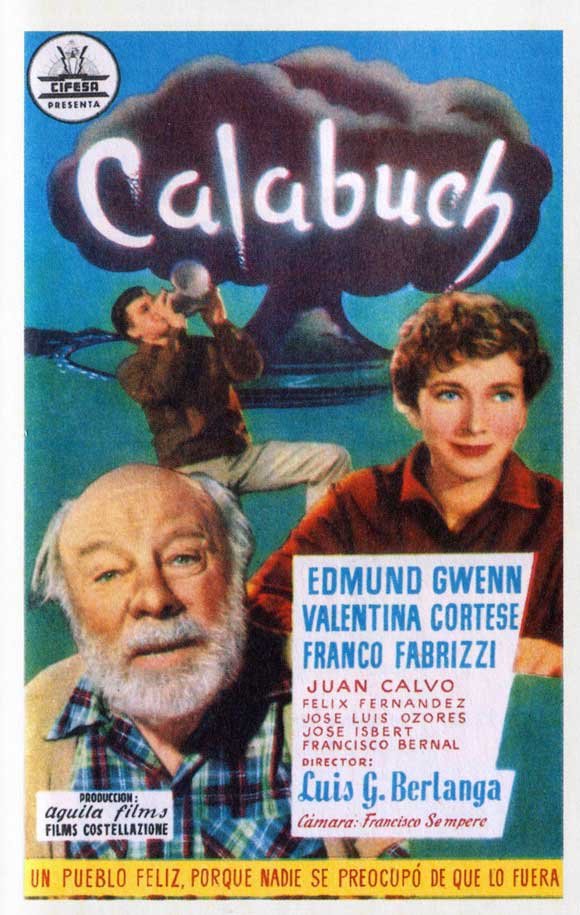 Se retoman las proyecciones de la Filmoteca extremeña con un ciclo dedicado a Berlanga calabuch 1956 orig poster