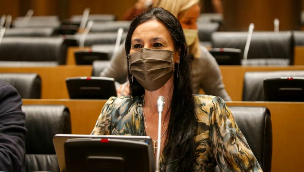 La diputada de VOX por Cáceres Magdalena Nevado reclama al alcalde Salaya que “por el mantenimiento de la paz” no retire la Cruz de los Caídos de la ciudad Nevado vox