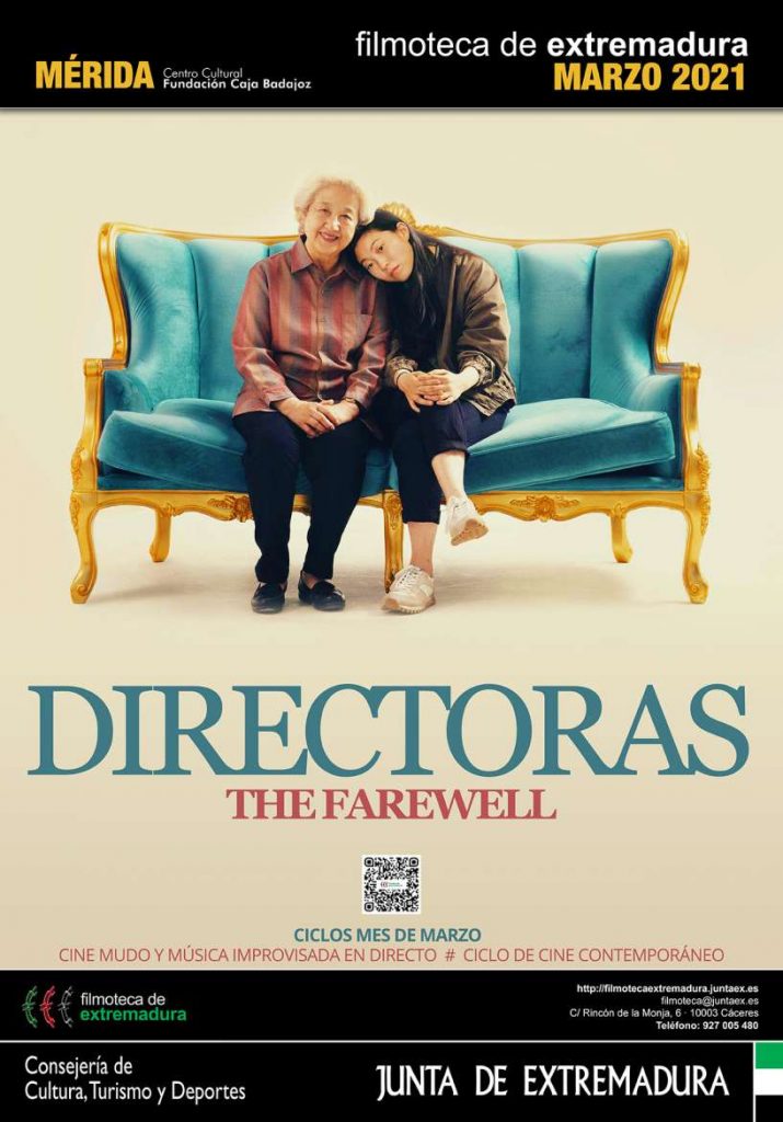 la Filmoteca programa para este mes de marzo anime, cine contemporáneo, para mujeres y cine mudo con música en directo cartel MAR 2021 merida