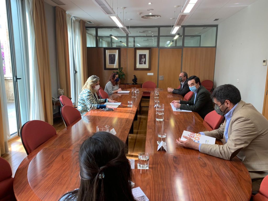 La problemática de los juegos ilegales es abordada en una reunión de la delegada del gobierno en Extremadura y CERMI juego