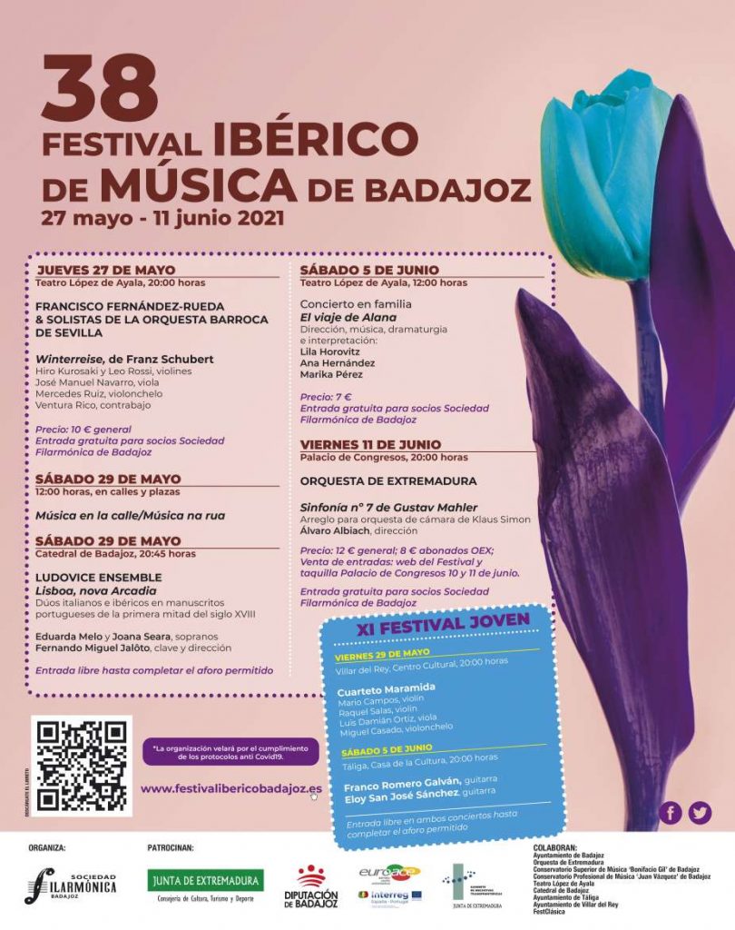 Presentada la XXXVIII edición de este Festival Ibérico de Música cartel