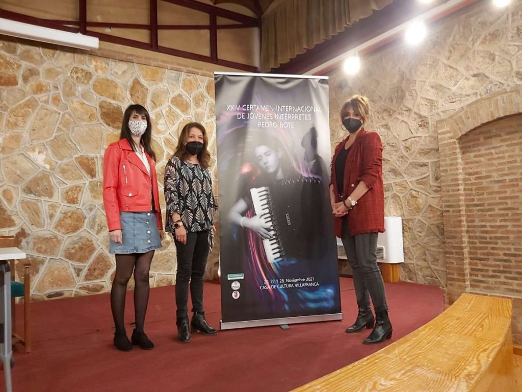 Presentación del Certamen Pedro Bote, Certamen Internacional de Jóvenes Intérpretes cartel1
