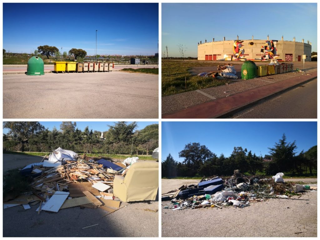 El AYUNTAMIENTO DEL CASAR DE CÁCERES SOLICITA LA COLABORACIÓN DE LA CIUDADANÍA PARA MANTENER LIMPIO EL MUNICIPIO vertidos casar cc