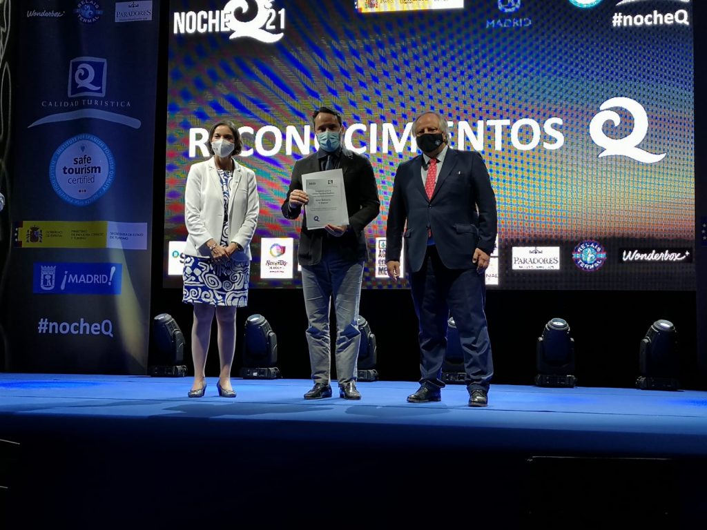 El Balneario El Raposo recoge en Madrid la Renovación de la Q de Calidad el raposo