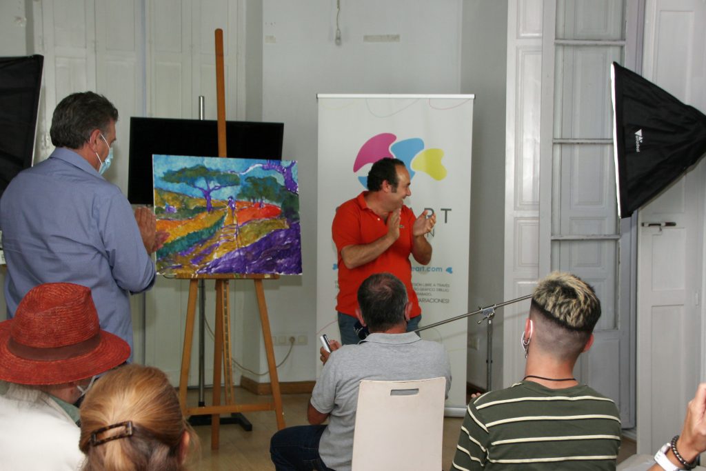 Ignacio Rodríguez-Arbaizagoitia inaugura las jornadas culturales “Hablemos de tu Obra” en Badajoz arte ba