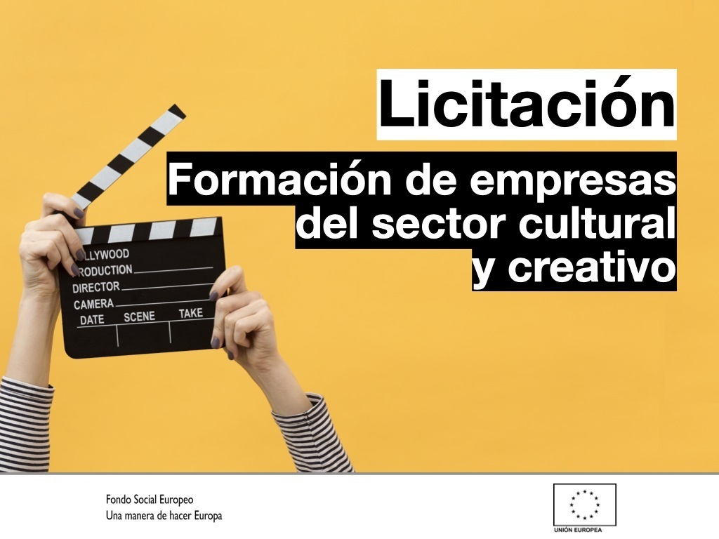 Abierta la licitación para el desarrollo de un programa formativo para empresas del sector de industrias culturales y creativas por más de 24.000 euros licitacion empresas sector cultural y creativo OK