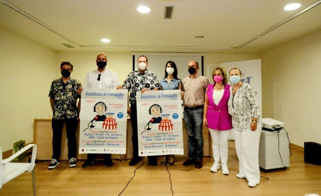 Presentación de la XI edición del festival Acústicos al fresquito cartel