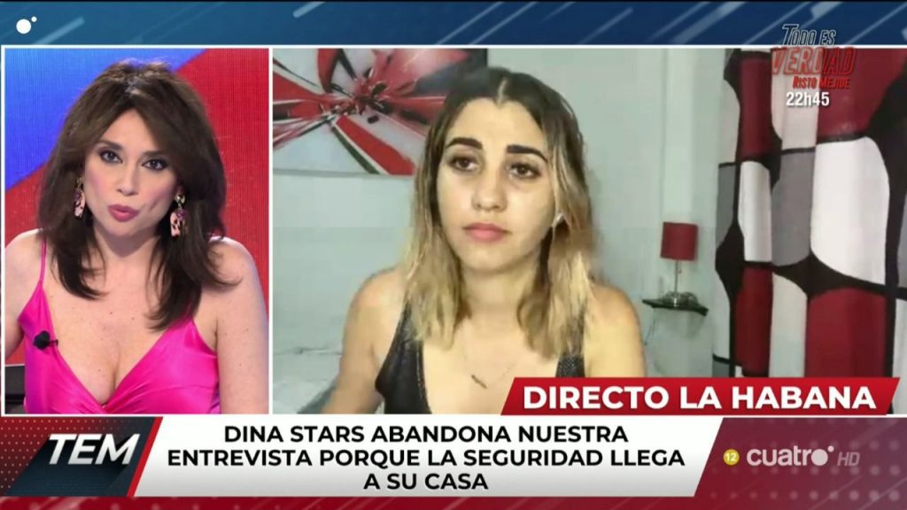 Detenida una youtuber cubana en plena entrevista en el programa 'Todo es Mentira' cuba