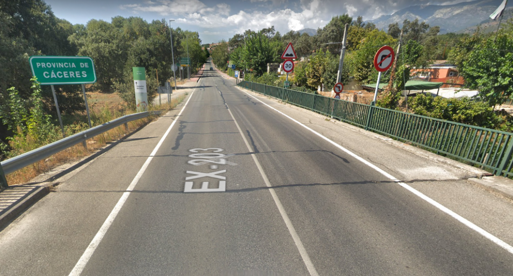 Adjudicadas las obras de mejora de la carretera EX-203, desde Plasencia al límite con Ávila ex 203