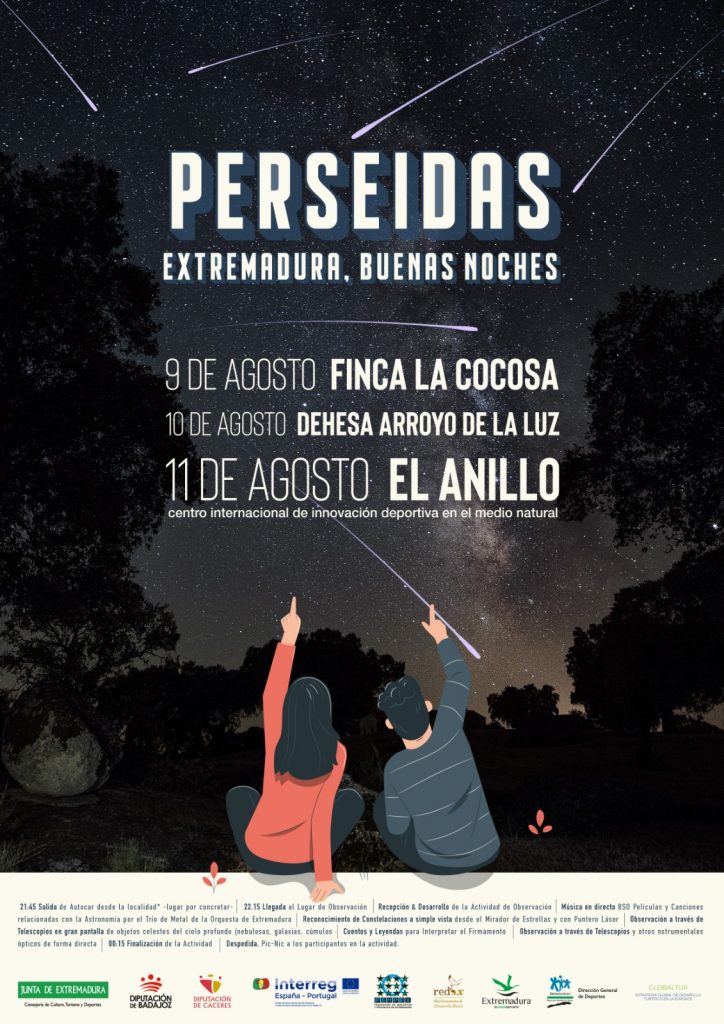 GLOBALTOUR EUROACE organiza tres sesiones de astroturismo para observar las perseidas observacion perseidas