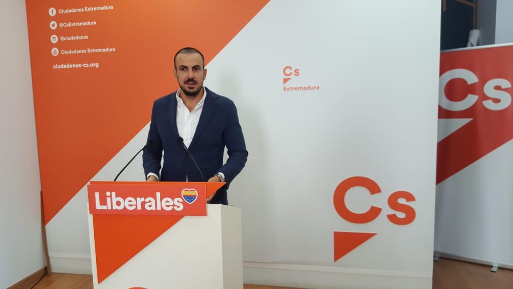David Salazar, Cs Extremadura, critica que las ayudas a autónomos y empresas no llegan y pide agilidad a la Junta David Salazar 27 septiembre 2021