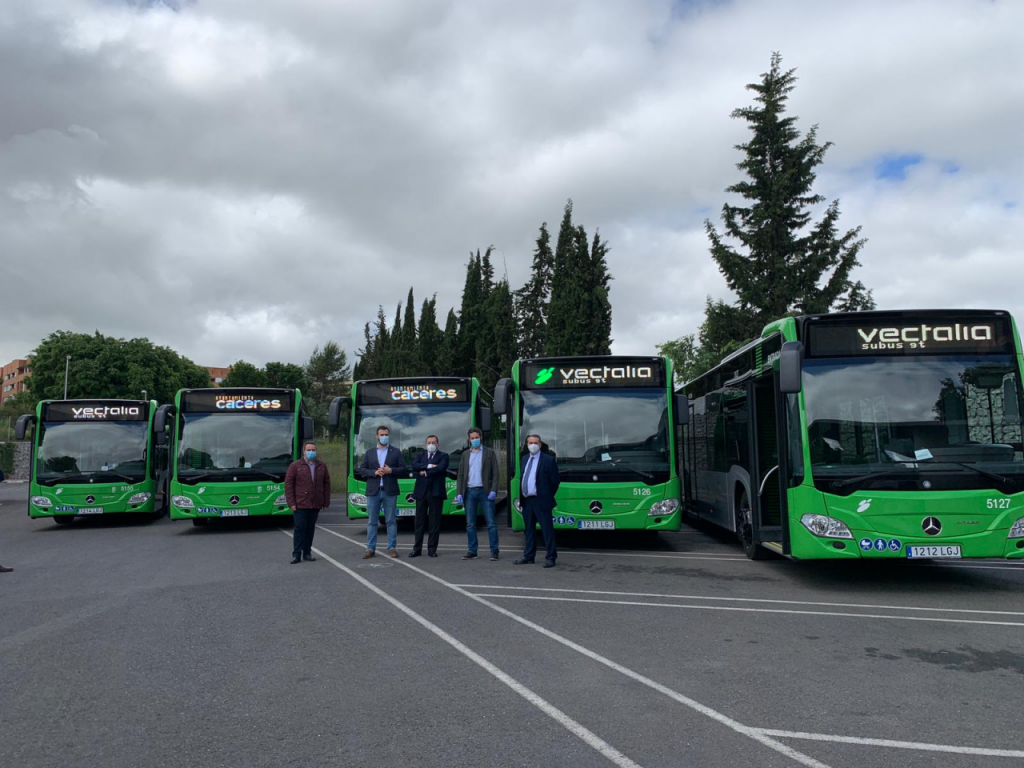 Vectalia prueba en Cáceres un autobús urbano 100% eléctrico de cero emisiones bus vectalia