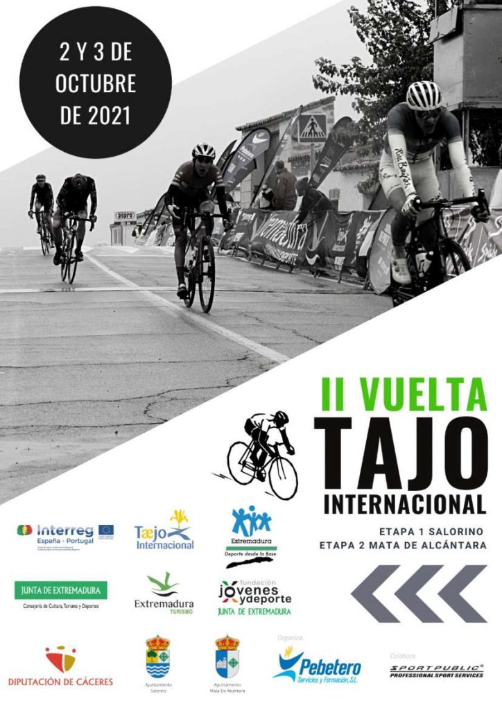 18 equipos ciclistas de España y Portugal participan en la Challenge II Vuelta Tajo Internacional cartel 2