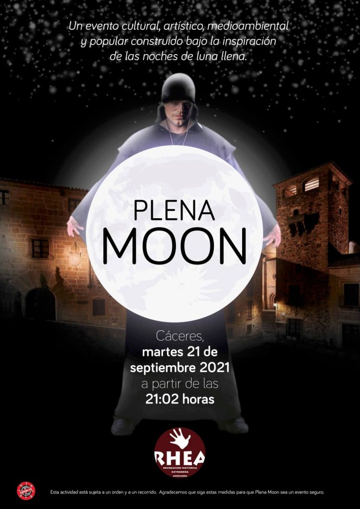 Plena Moon, un evento sostenible, solidario y cultural que se celebra a plena luz de la luna en la Ciudad Monumental de Cáceres plena moon
