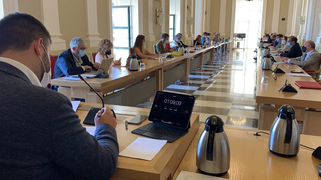El ayuntamiento de Cáceres cede a favor de la Consejería de Cultura de El Madruelo para la construcción de un Museo pleno ayto cc
