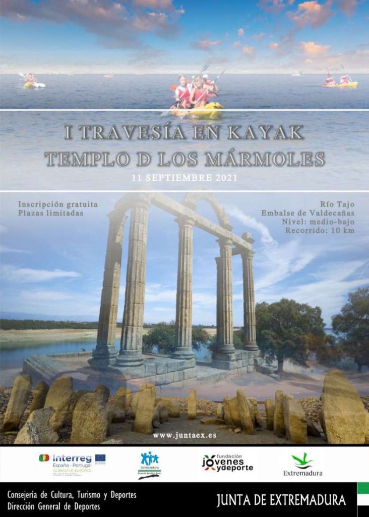 Este fin de semana, I Travesía en kayak Templo de los Mármoles y la Copa de España de Aguas Abiertas travesia