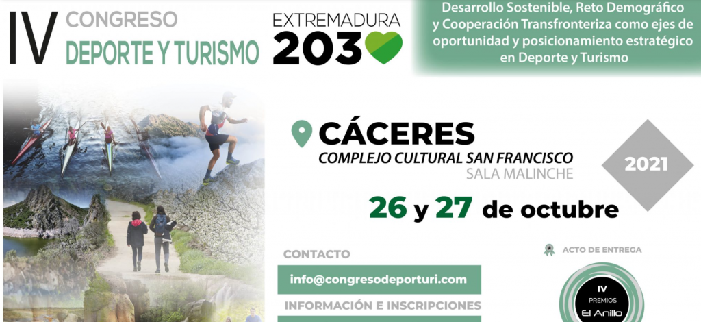 Inauguración de la cuarta edición del Congreso ‘Deporte & Turismo – Extremadura 2030’ deporte y turismo