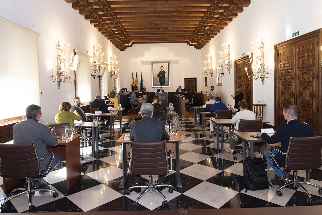 La Diputación de Cáceres aprueba en pleno 138.585,27€ para obras urgentes en varios municipios de la provincia dipu cc