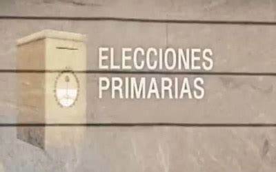 Las primarias: algunos apuntes elecciones primarias