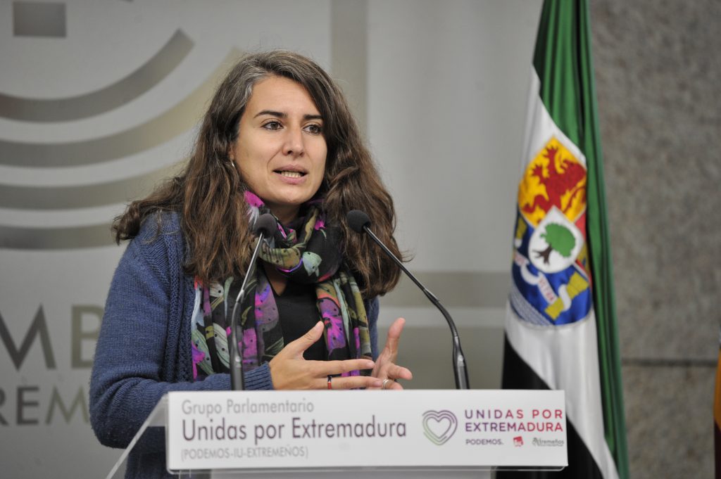 Irene de Miguel: “La enmienda a la totalidad de PP y Cs es el inicio de la marca Extremadura Suma” irene de miguel