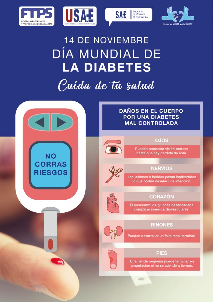 SAE conciencia sobre los riesgos de una diabetes mal controlada DIA DIABETES