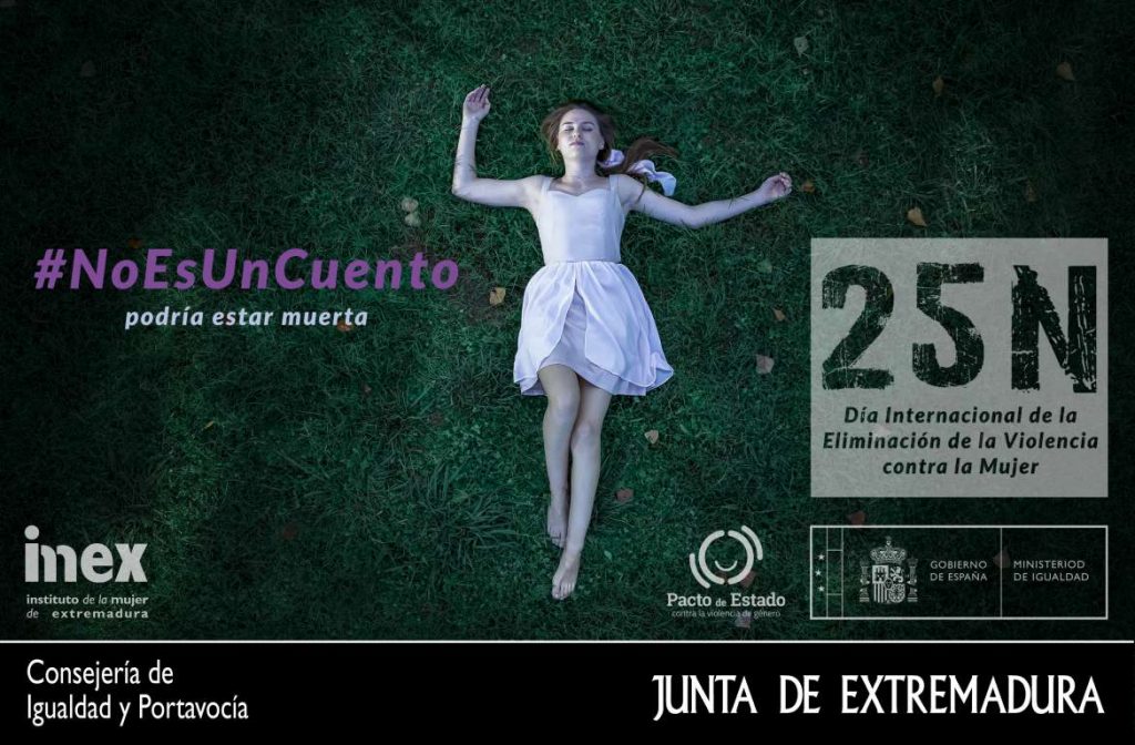 La campaña del 25-N, con el lema #NoEsUnCuento, estará dirigida a la población joven GRAFICA HORIZONTAL COLOR