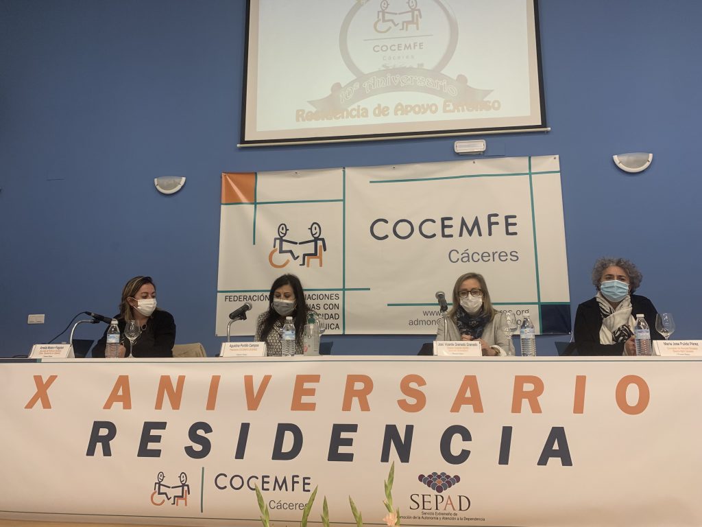 X ANIVERSARIO RESIDENCIA COCEMFE CÁCERES cocemfe