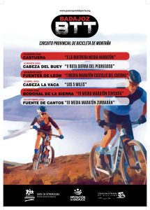 Circuito provincial BTT Badajoz cartel